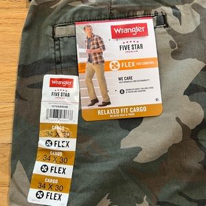 Men wrangler cargo pants